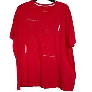 A/X Armani Exchange Women’s Sz 2XL Tee Logo Lettering